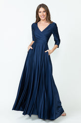 Lenovia 5243 Wrap Style Bridesmaid Dress